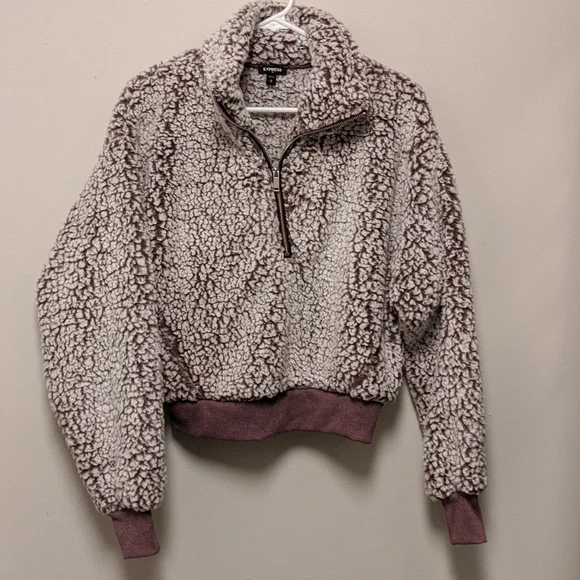 Express Sherpa Hoodie - Picture 1 of 3